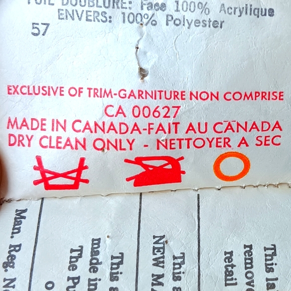 LADIES CANADIAN MADE COTTON POLY BLEND VINTAGE TRENCH COAT /JACKET(VINTAGE) - Picture 17 of 17